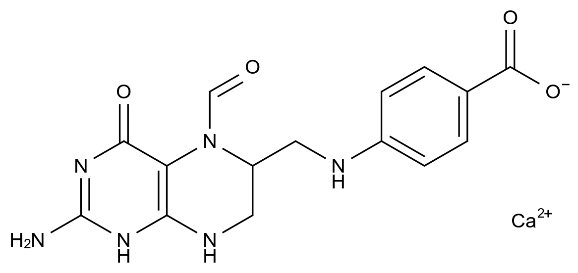 左亚叶酸杂质11钙盐结构式