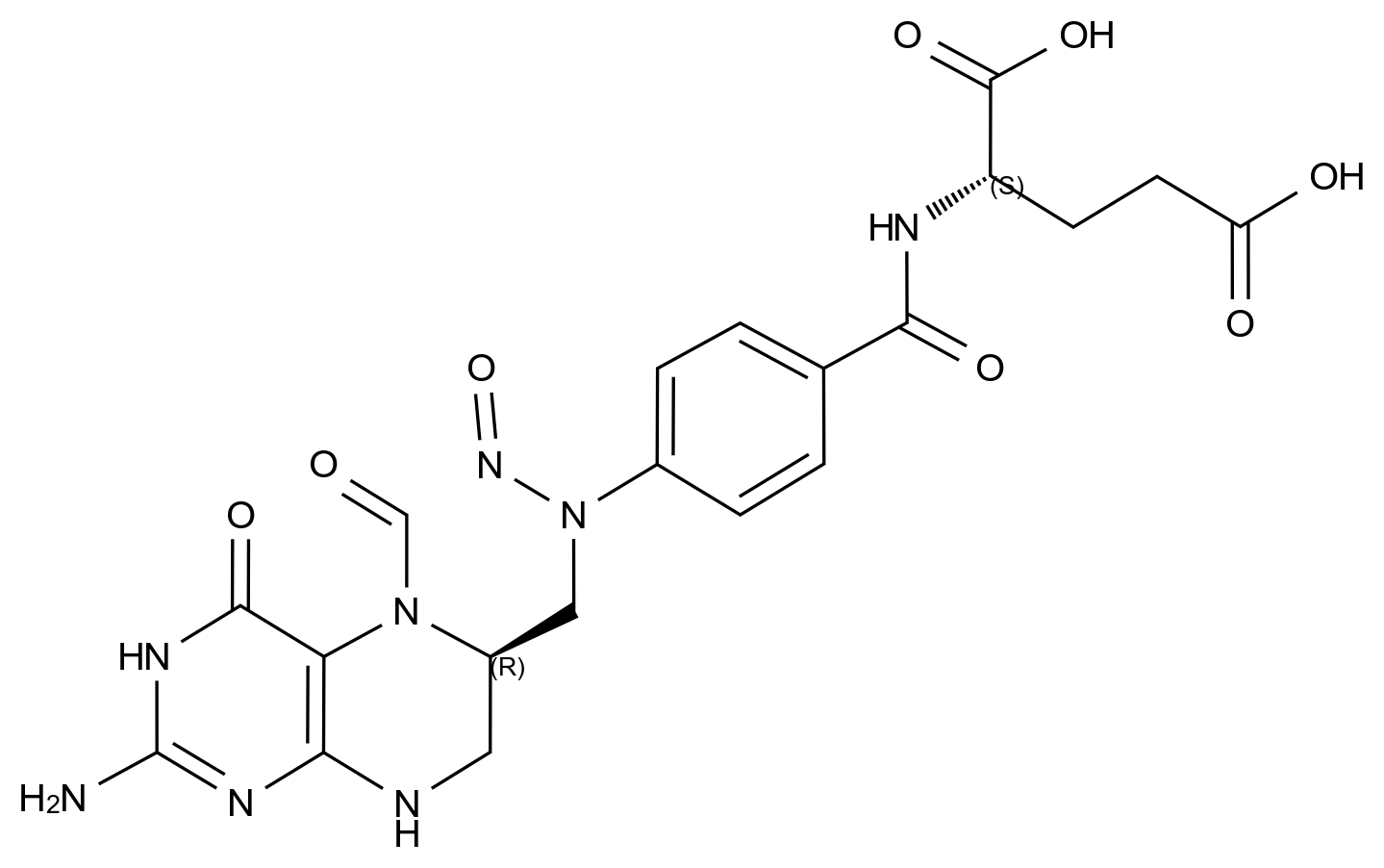左亚叶酸钙21结构式