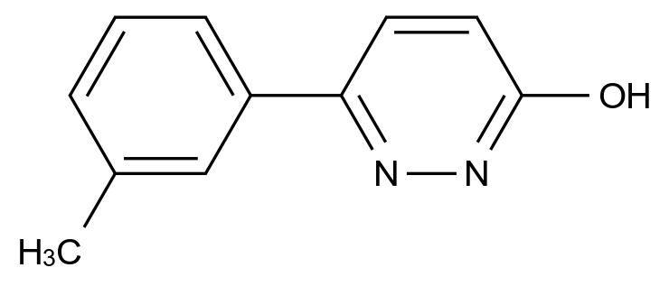 6-(M-tolyl)pyridazin-3-ol结构式