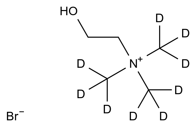 Choline-d9 Bromide (N,N,N-trimethyl-d9)结构式