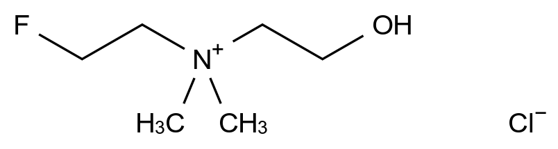 氟乙基胆碱氯化物结构式