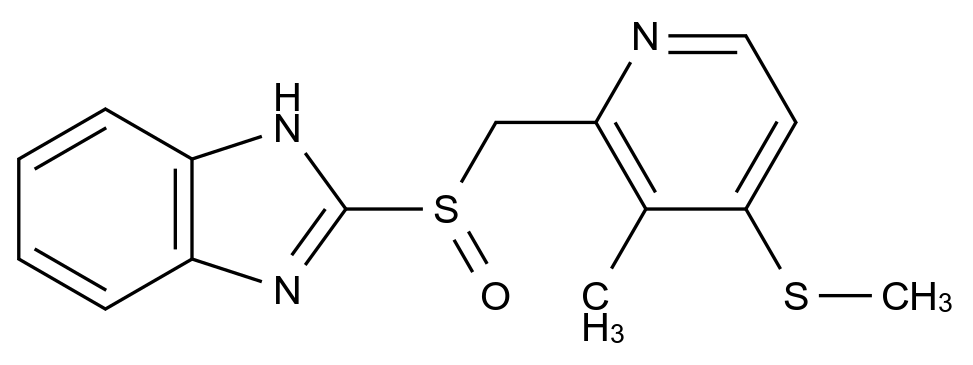Rabeprazole 4-Methylthio Analog结构式