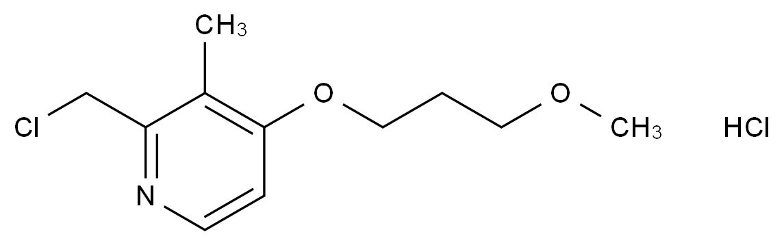 雷贝拉唑2-氯杂质结构式