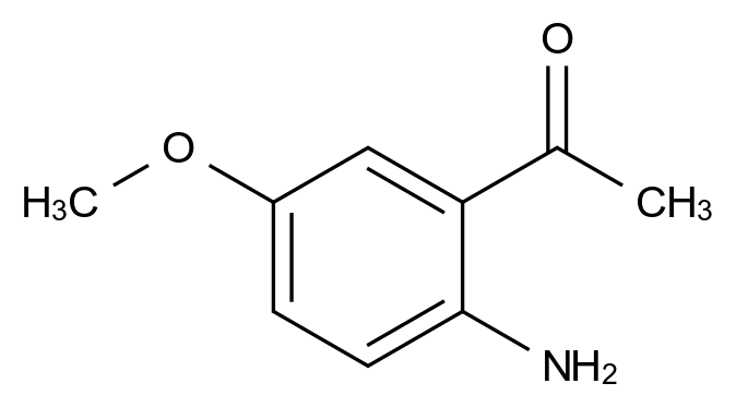 23042-77-5 1-(2-氨基-5-甲氧基苯基)乙-1-酮结构式