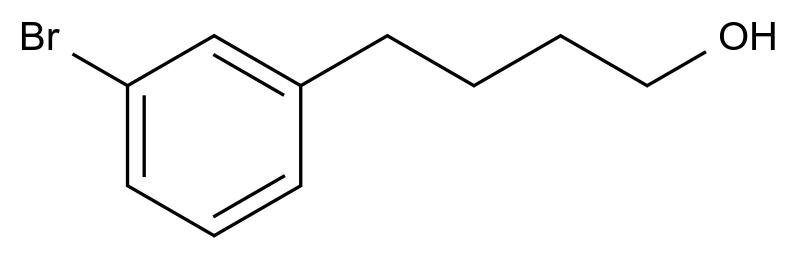 218153-01-6 3-BROMO-BENZENEBUTANOL结构式