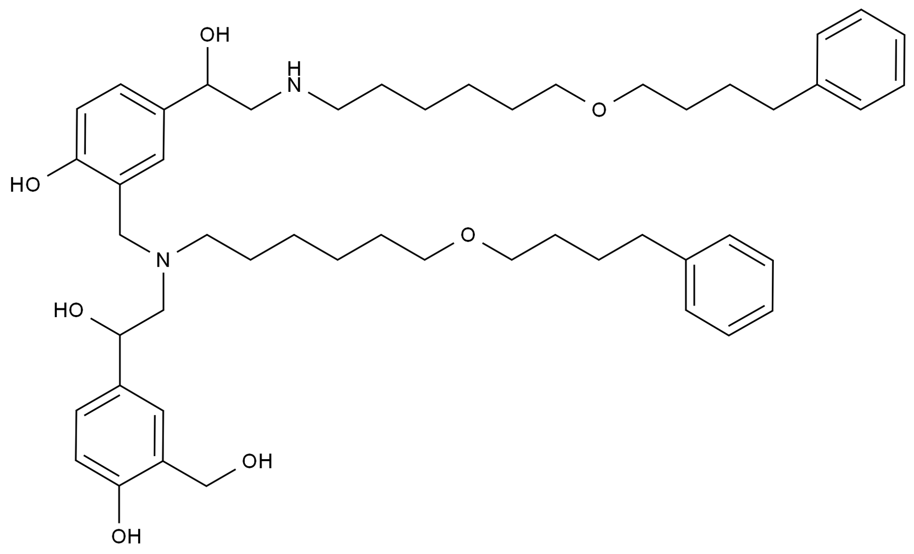 沙美特罗EP杂质G结构式