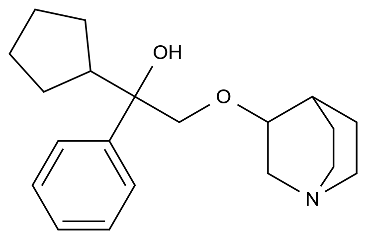 Penehyclidine Impurity 1结构式