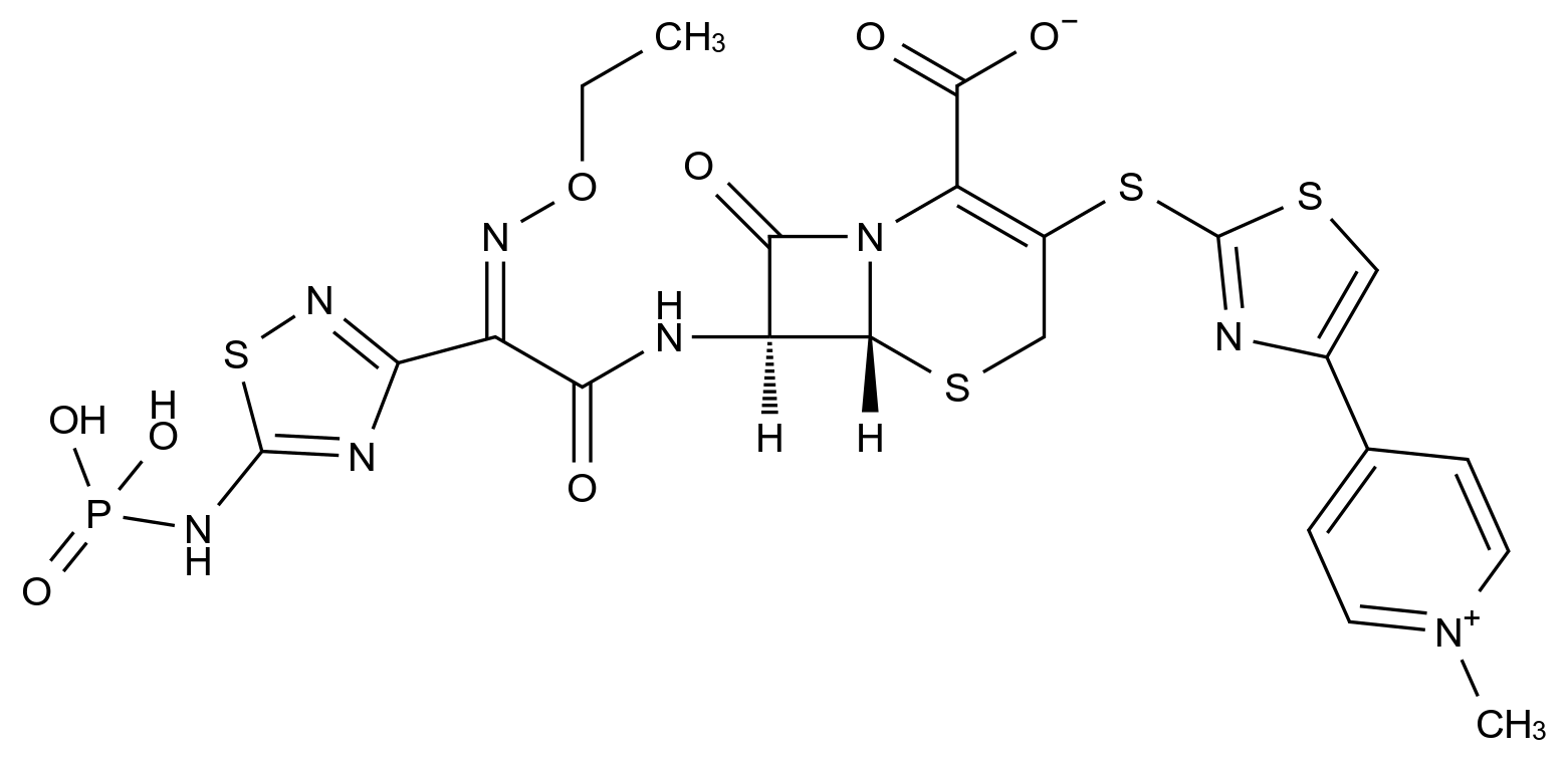 头孢罗膦杂质24结构式