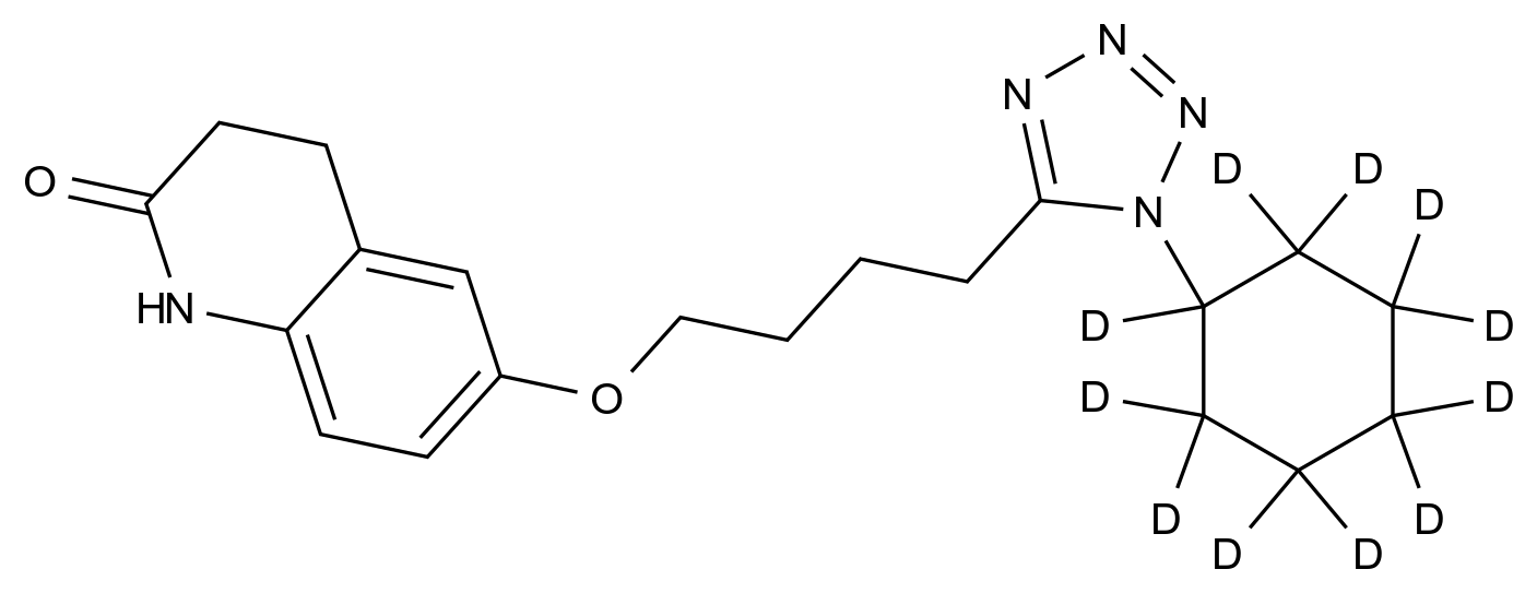 1073608-02-2 Cilostazol-D11结构式