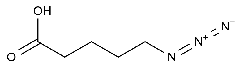 79583-98-5 5-Azidopentanoic Acid结构式