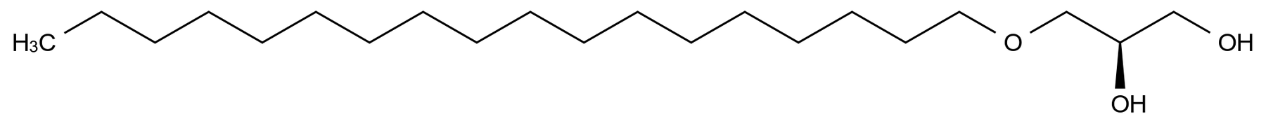 10567-22-3 3-O-Octadecyl sn-Glycerol结构式