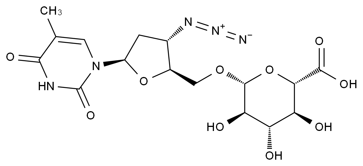 117675-21-5 齐多夫定-5-葡萄糖醛酸结构式