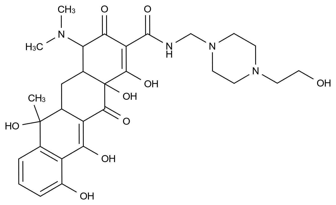 1110-80-1 Pipacycline结构式