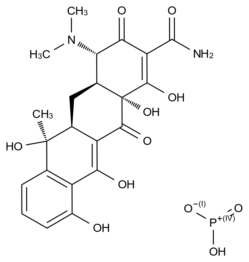 1336-20-5 磷酸四环素复合物结构式