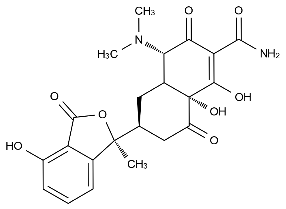3811-31-2 异四环素结构式