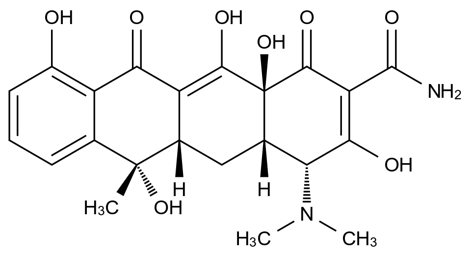 四环素EP杂质A结构式