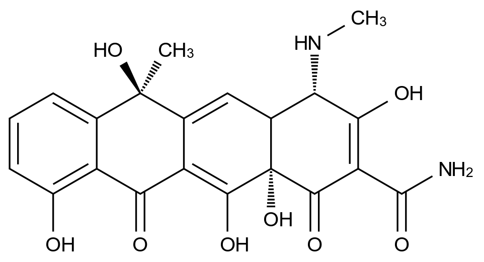 四环素杂质9结构式