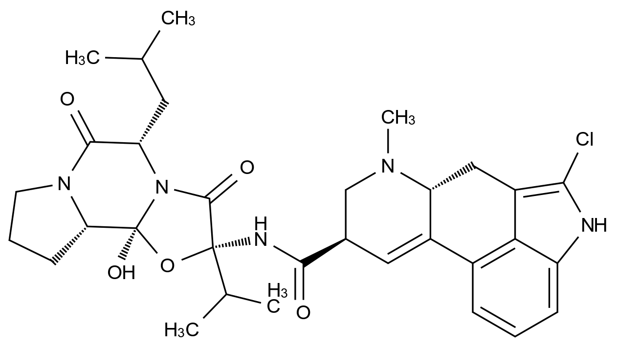 68944-88-7 氯隐亭结构式