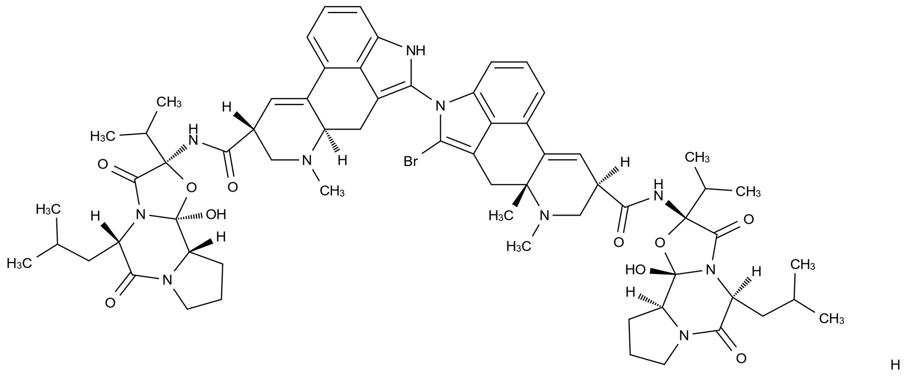 N/A 溴隐亭杂质18结构式
