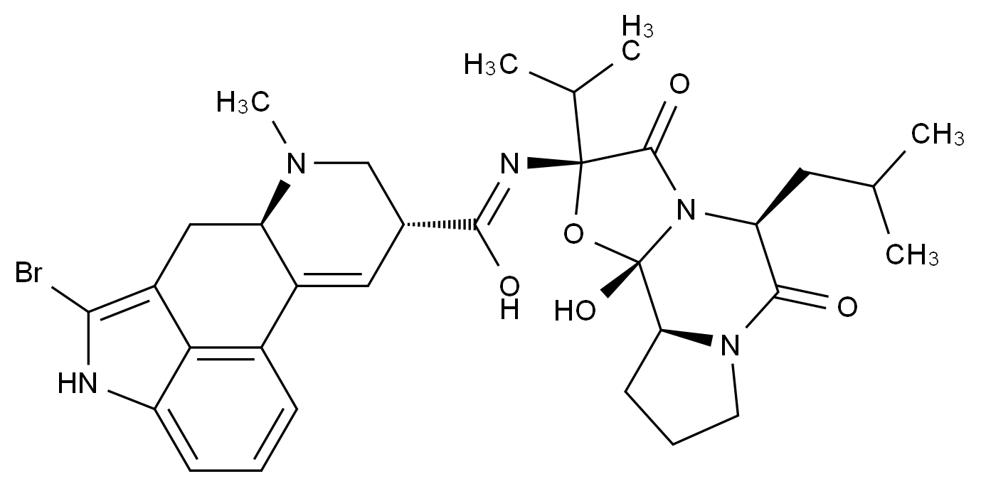 25614-03-3 溴隐亭结构式