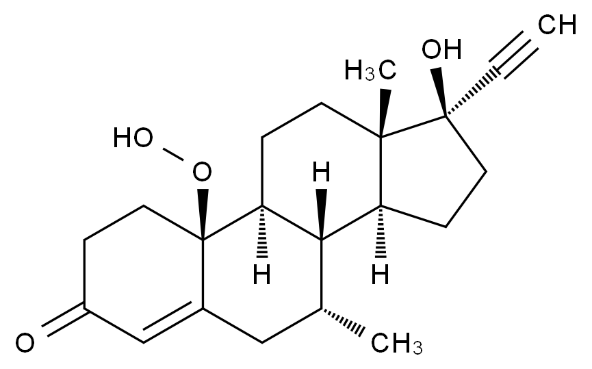 10-β-过氧化 4-替勃龙结构式