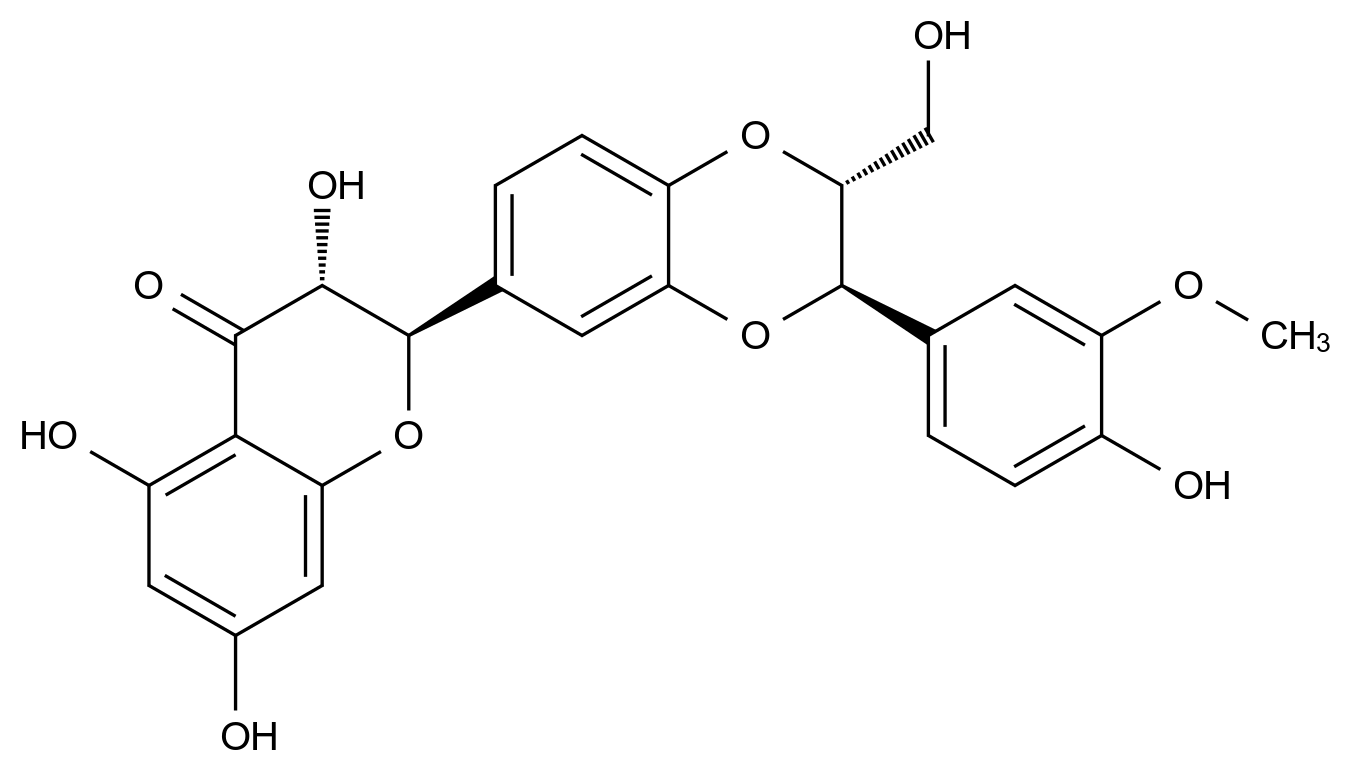 水飞蓟宾结构式