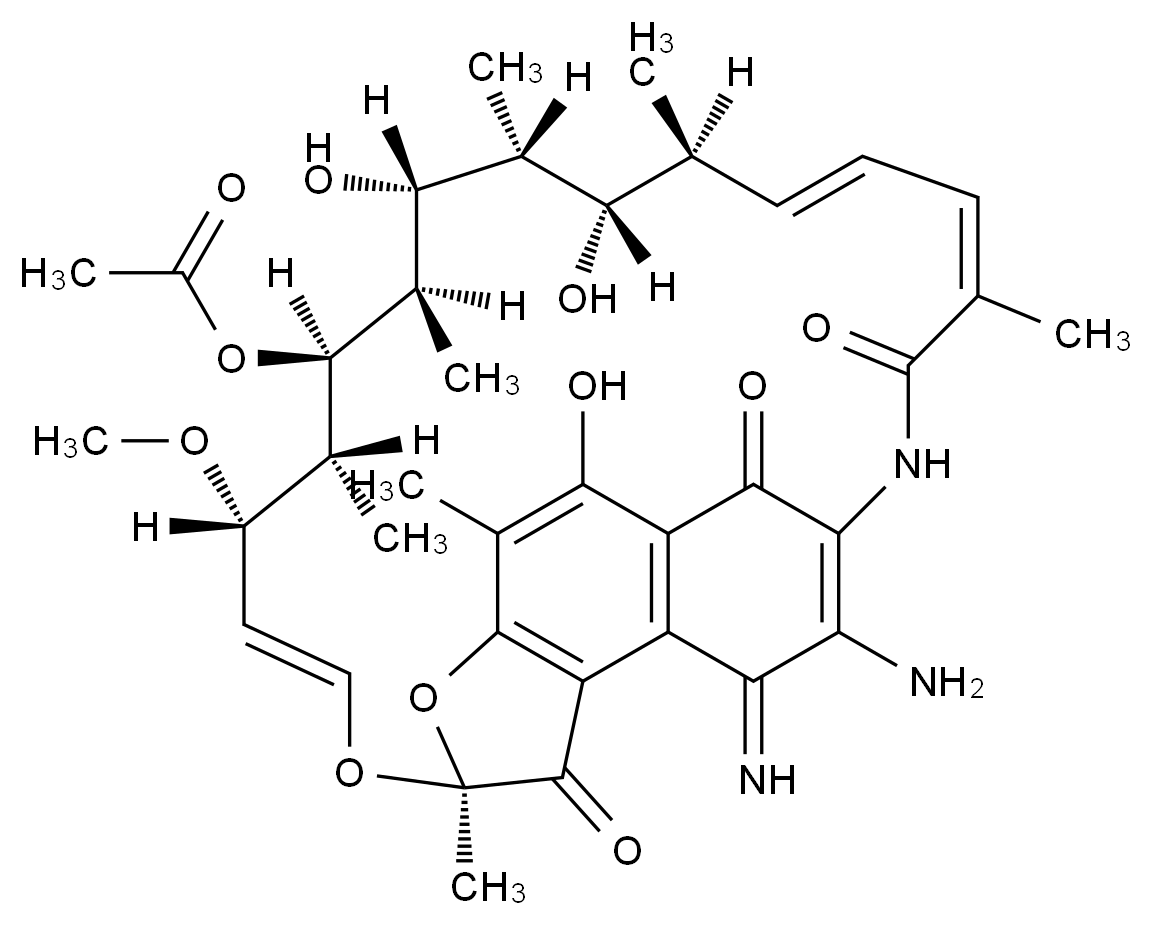 利福布丁EP杂质D结构式