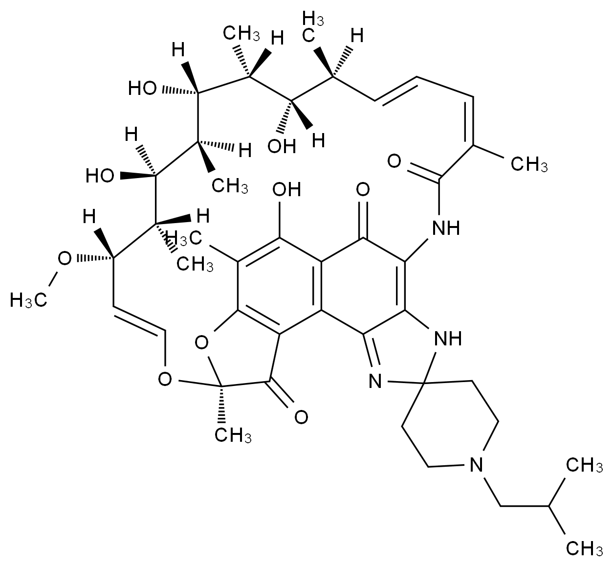 100324-63-8 利福布丁EP杂质E结构式