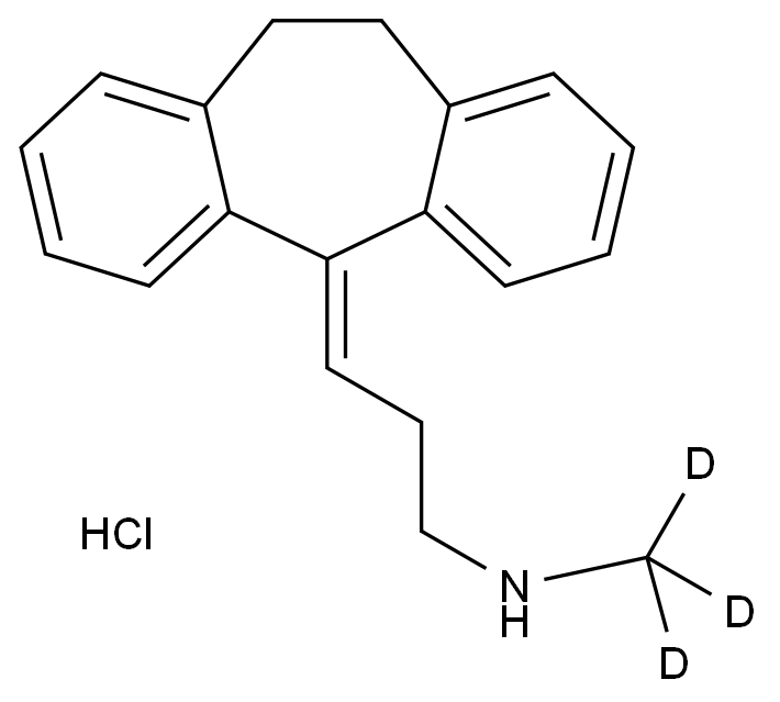 203784-52-5 阿米替林EP杂质C-d3盐酸盐结构式