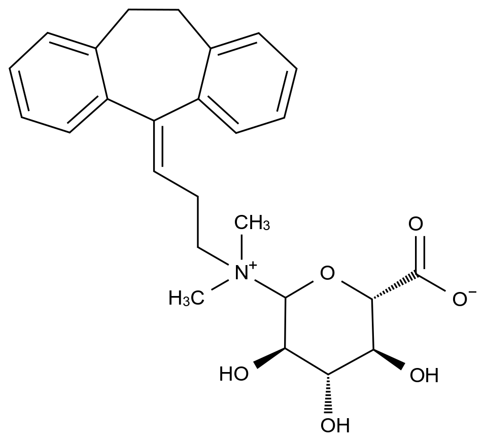 米替林N-葡萄糖苷酸结构式