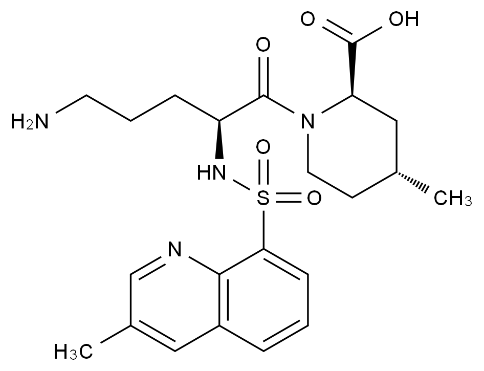 阿加曲班杂质45结构式