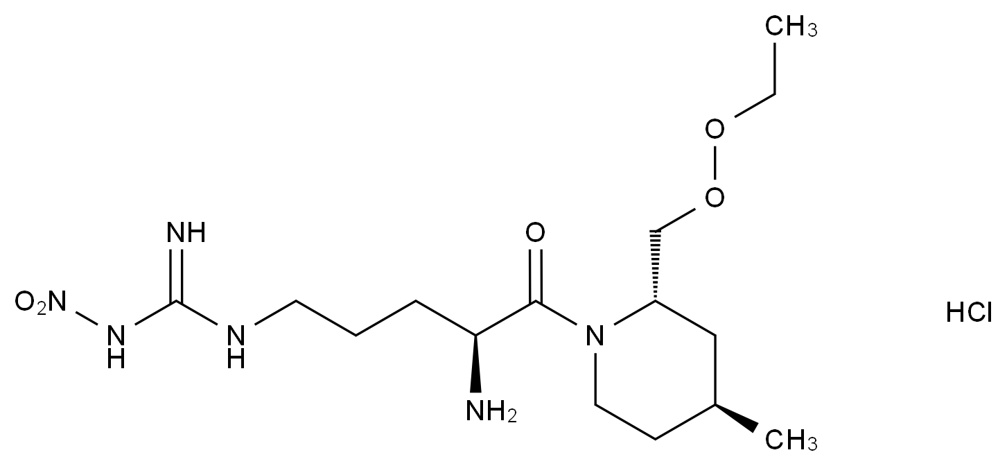 阿加曲班杂质49结构式