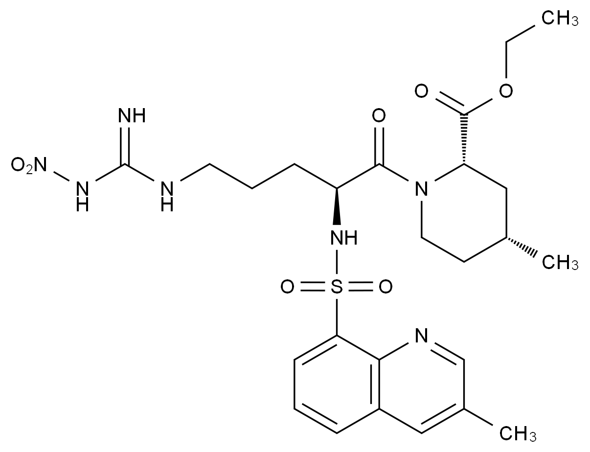 阿加曲班杂质53结构式