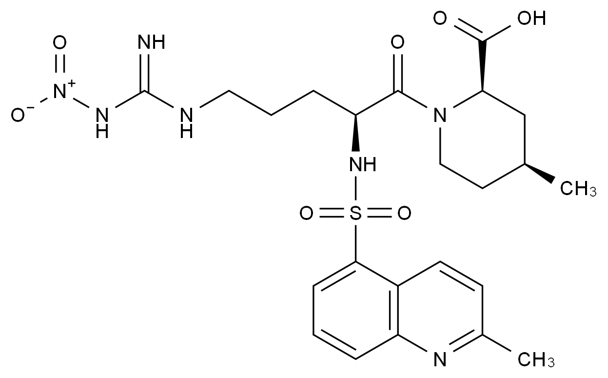 阿加曲班杂质58结构式