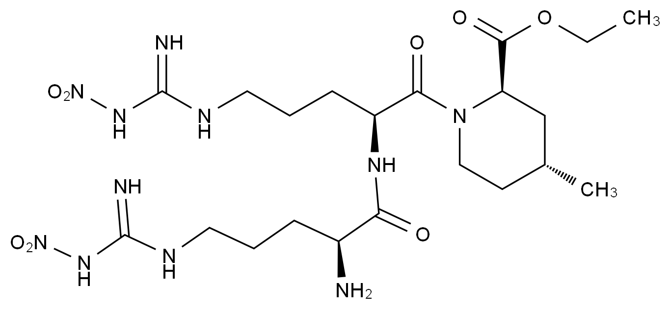 阿加曲班杂质92结构式