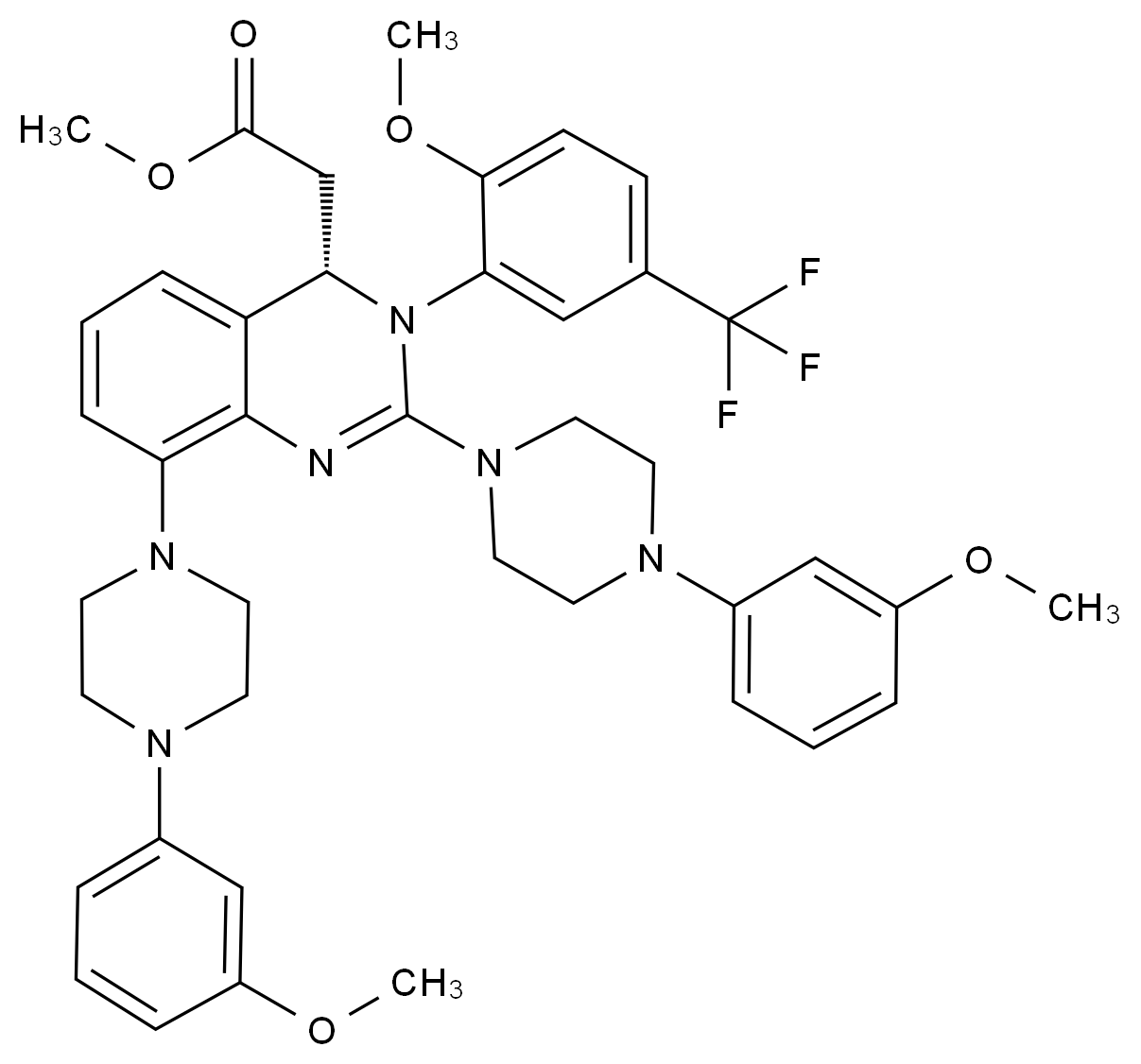 莱特莫韦杂质N3结构式