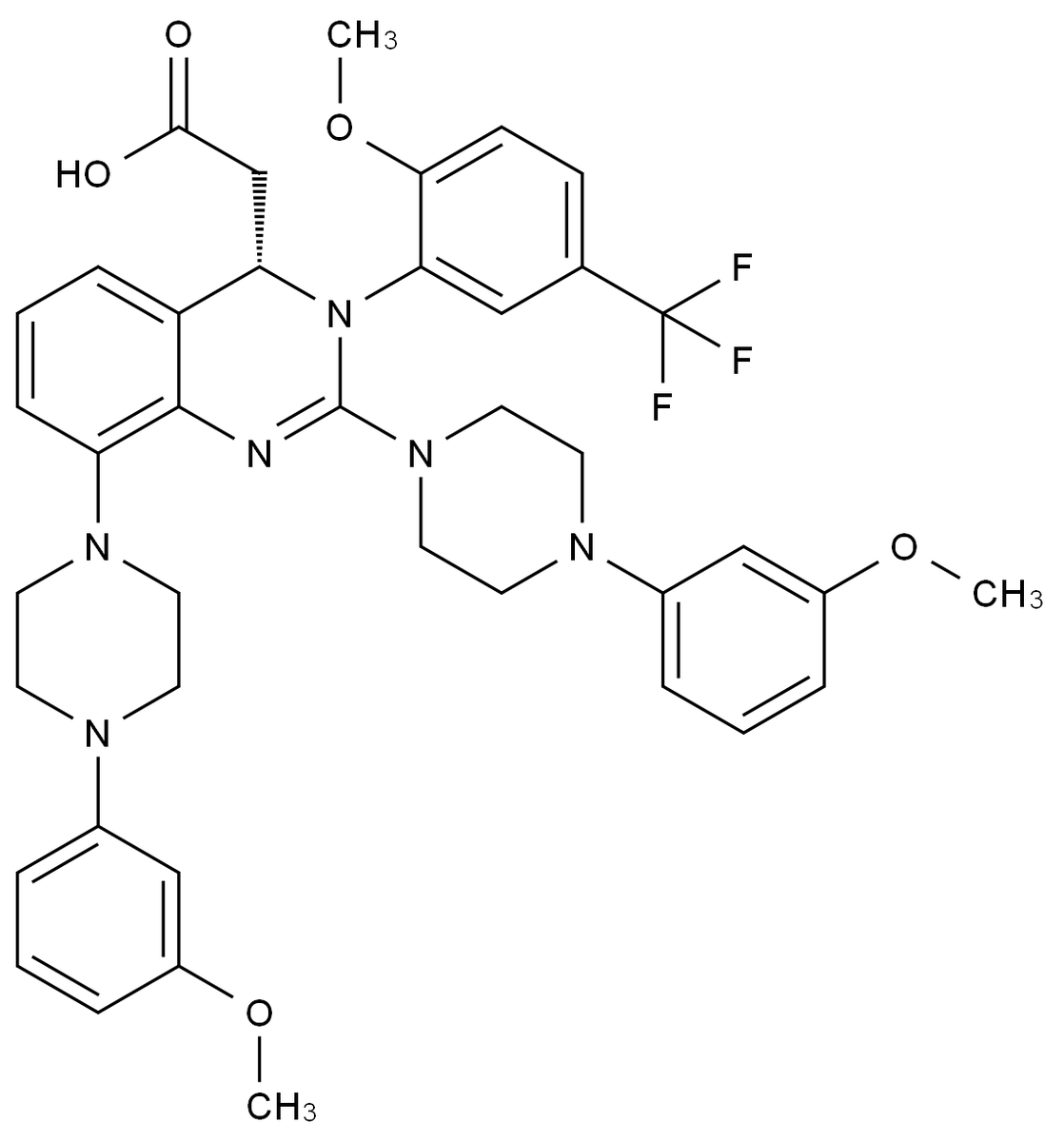 莱特莫韦杂质N5结构式
