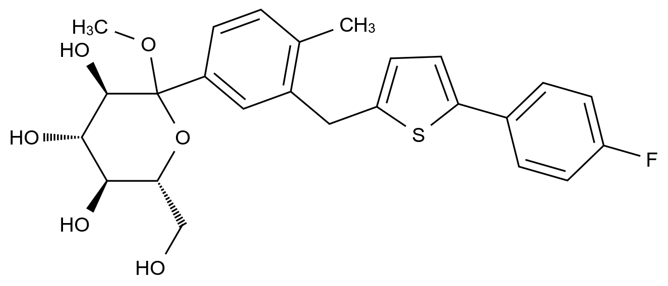 Canagliflozin Impurity 53结构式
