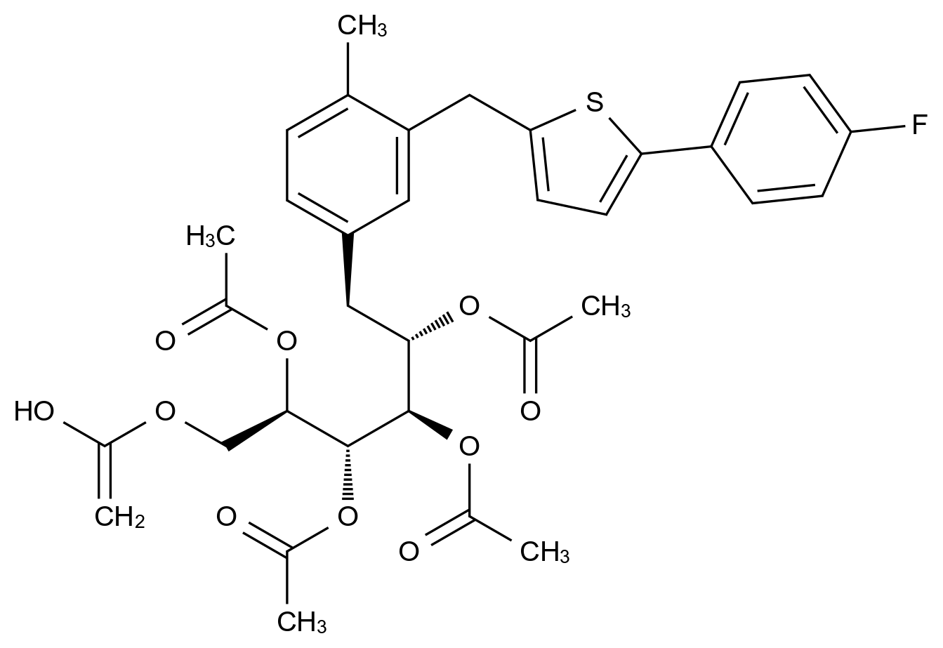 卡格列净杂质65结构式