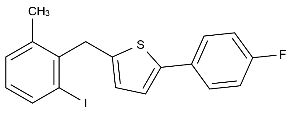 卡格列净杂质76结构式