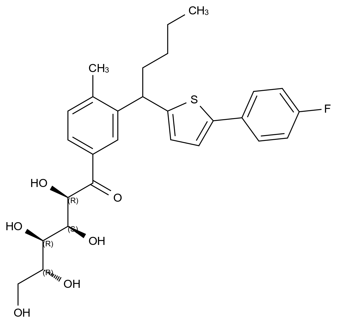 卡格列净杂质89结构式
