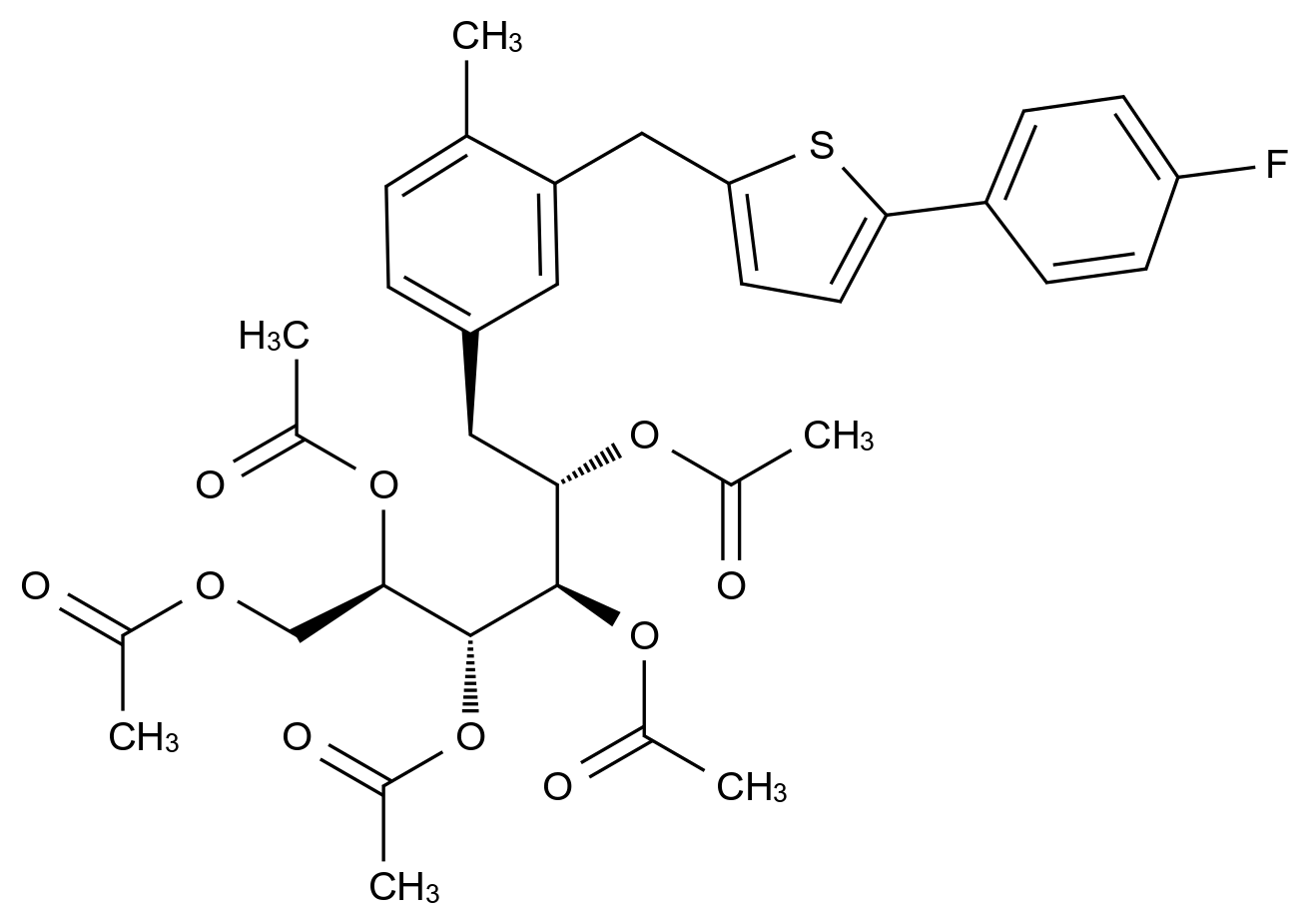 卡格列净杂质94结构式