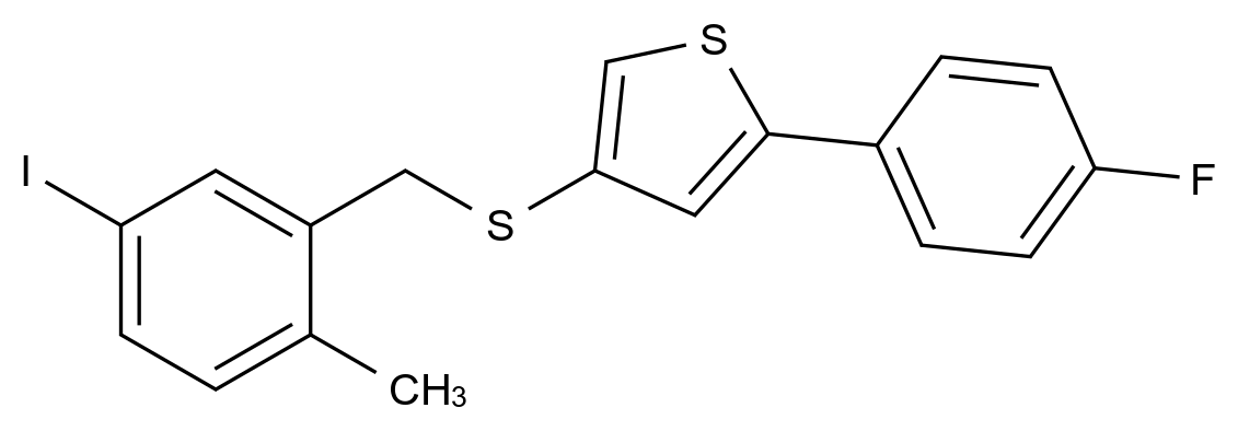 卡格列净杂质100结构式
