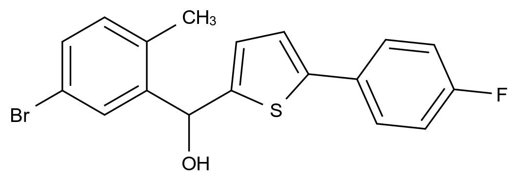 1818268-44-8 卡格列净杂质117结构式