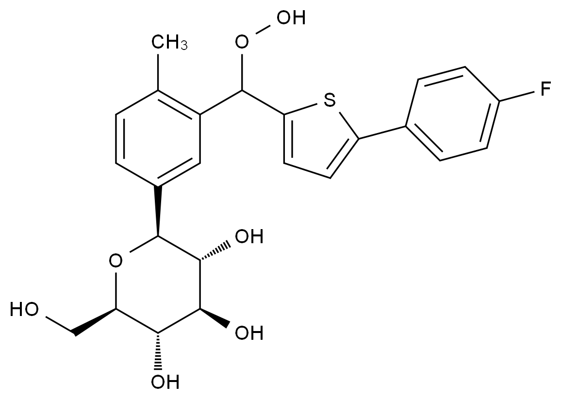 2247196-28-5 卡格列净杂质13结构式