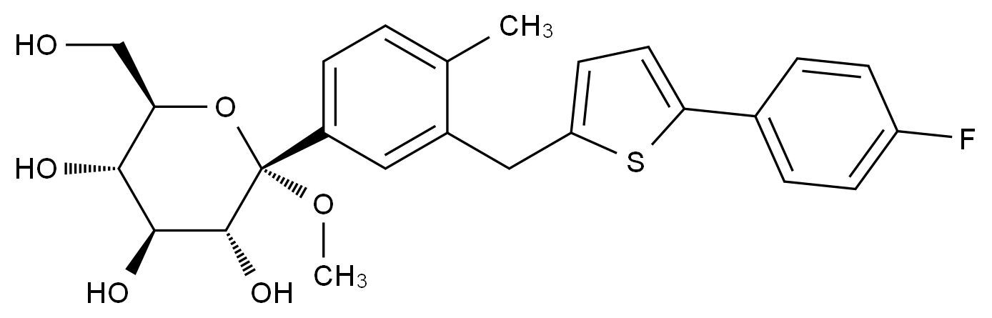 1358581-37-9 卡格列净杂质30结构式