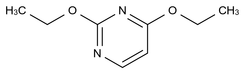 20461-60-3 2,4-二乙氧基嘧啶结构式