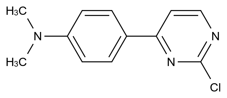 936939-36-5 4-(2-Chloropyrimidin-4-yl)-N,N-dimethylaniline结构式