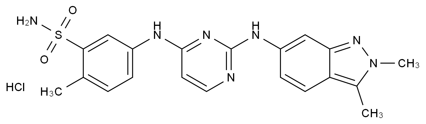1797832-43-9 帕唑帕尼杂质4结构式