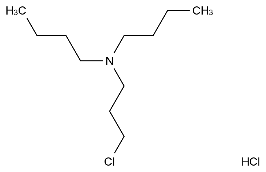 115555-77-6 N-(3-Chloropropyl)dibutylamine hydrochloride结构式